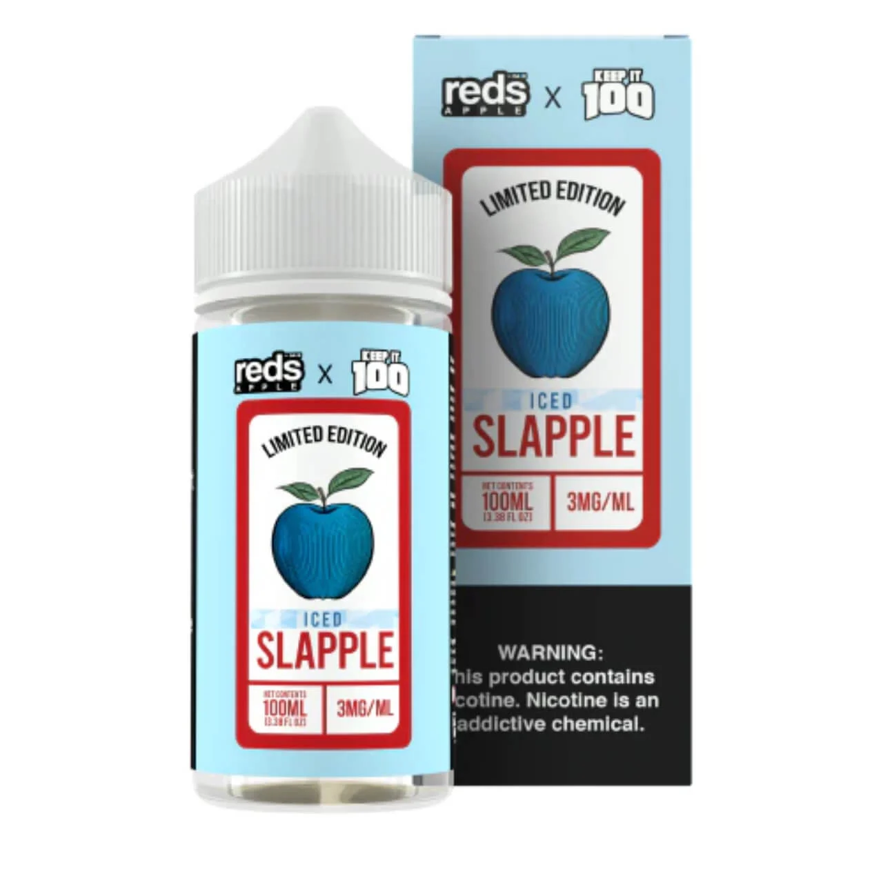 Slapple Ice 100ml Limited Edition E-Juice | Red's Apple x Keep it 100