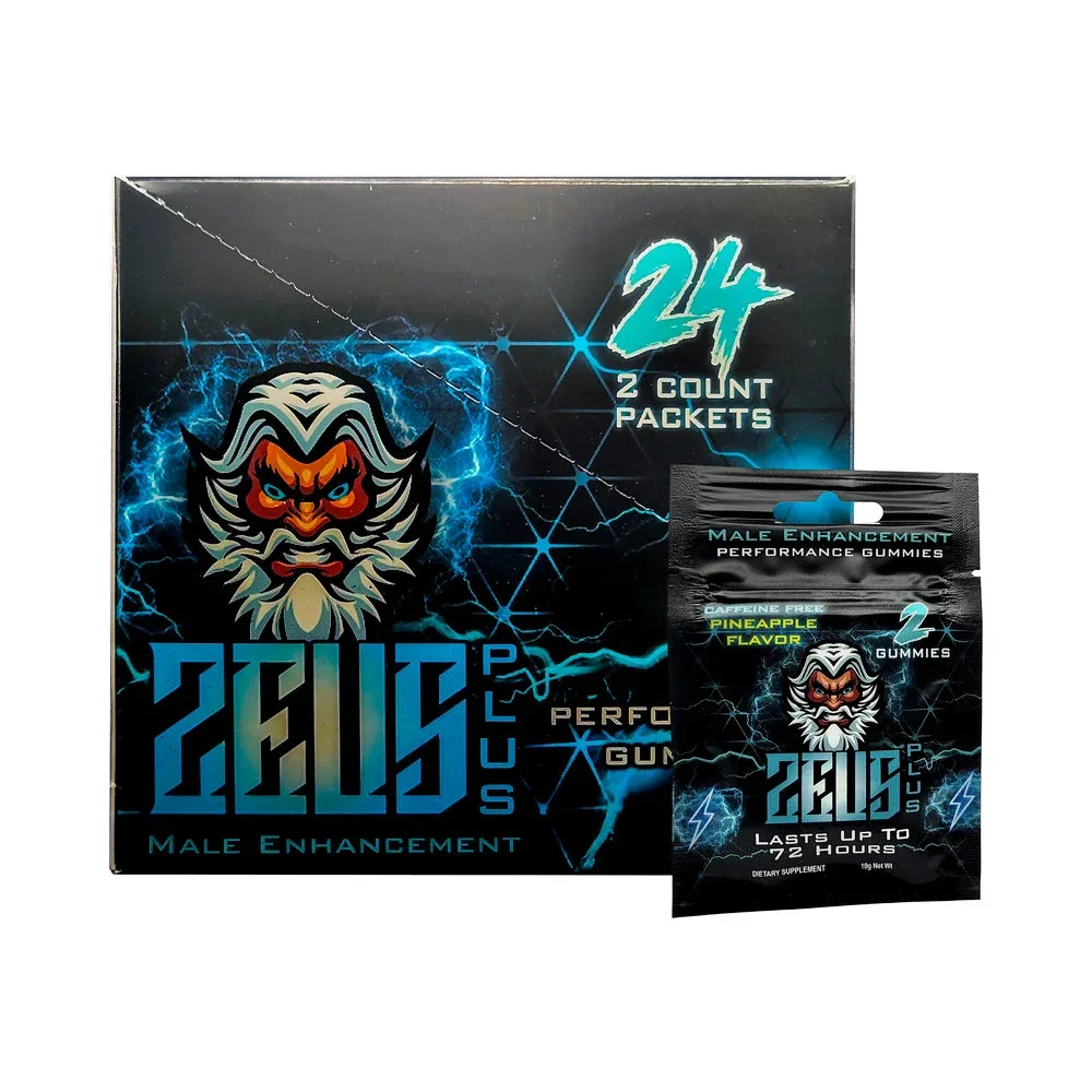 Zeus Plus Male Supplement Gummies Pineapple 2pk (24/DP) - Image 2
