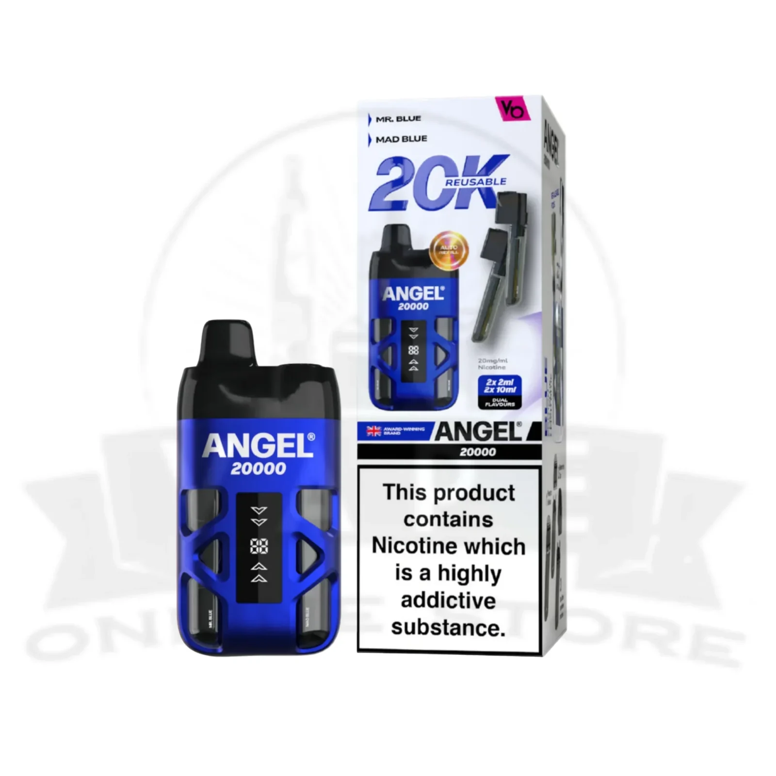 Vapes Bars Angel 20k Pod Kit | Prefilled & Rechargeable - Image 2
