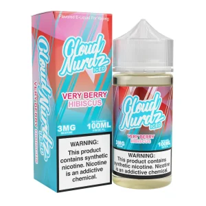 Iced Very Berry Hibiscus Synthetic Nicotine 100ml E-Juice | Cloud Nurdz