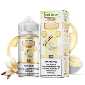 Pod Juice Golden Custard E