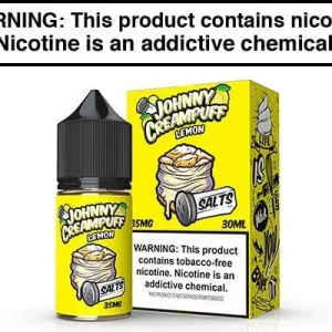 LEMON BY JOHNNY CREAMPUFF SALTS 30ML
