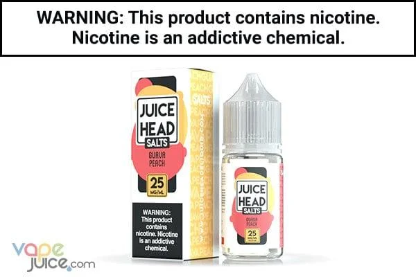 GUAVA PEACH BY JUICE HEAD SALTS 30ML