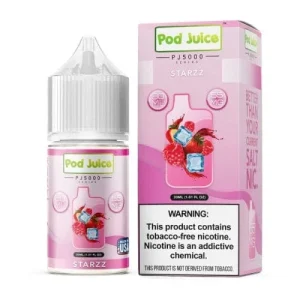 Pod Juice Starzz PJ5000 TF 30ml Nic Salt Vape Juice - 55mg (Synthetic Nicotine)