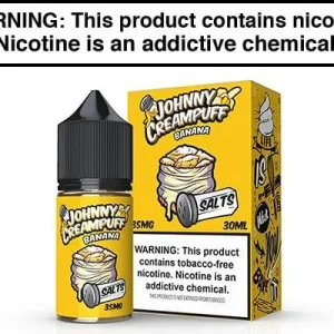 BANANA BY JOHNNY CREAMPUFF SALTS 30ML