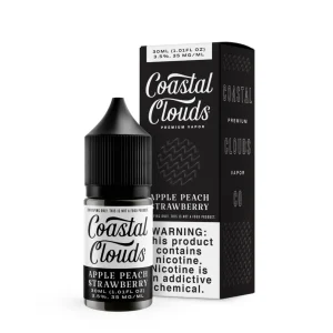 Coastal Clouds Salt Apple Peach Strawberry eJuice