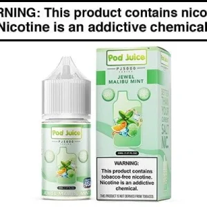 JEWEL MALIBU MINT BY POD JUICE SALT PJ5000 SERIES 30ML