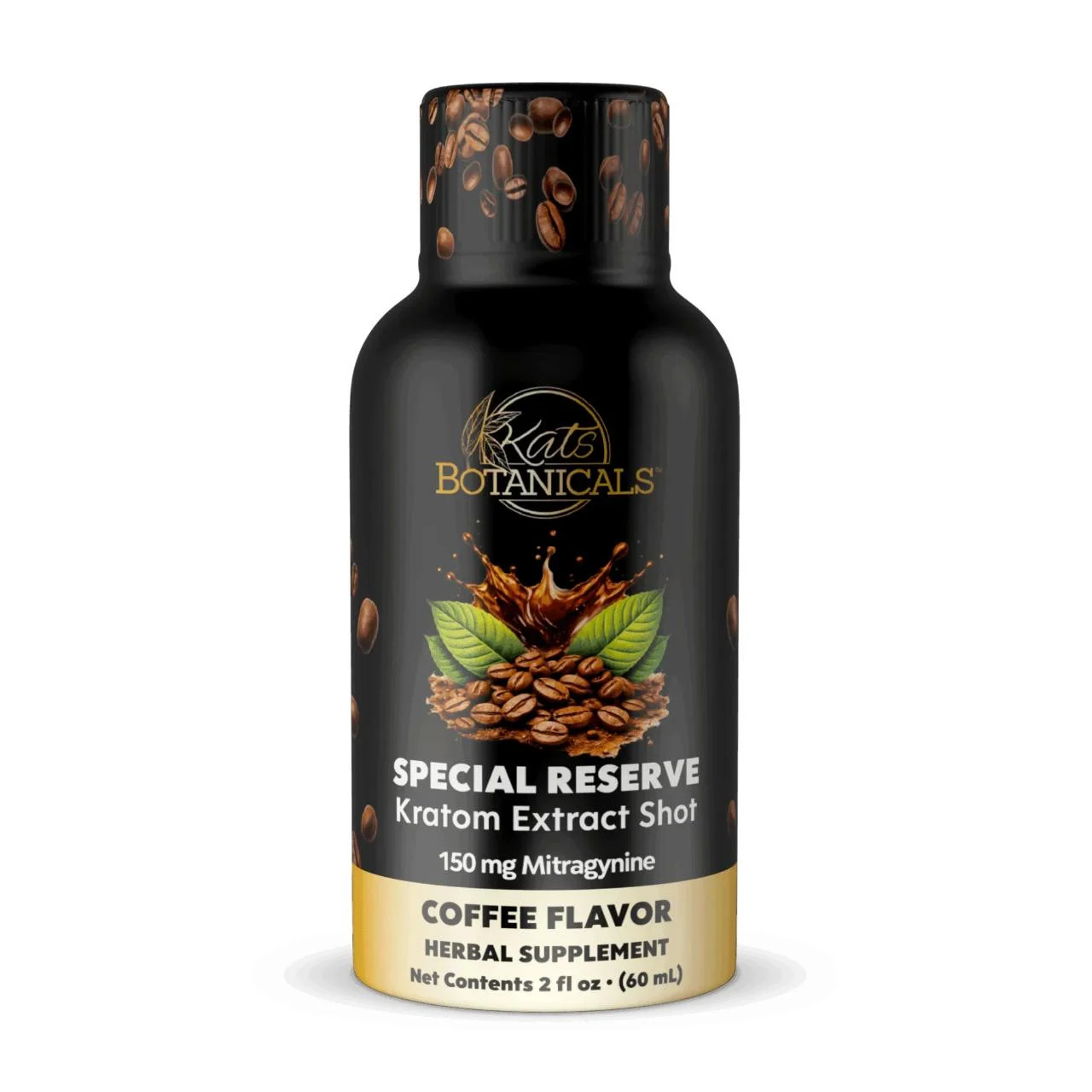 Kats Kratom Extract Shot 150MG | 1COUNT Coffee