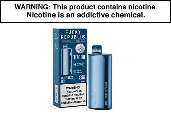 Funky Lands Ti7000 Disposable Vapes 12.8ML 7000 Puffs