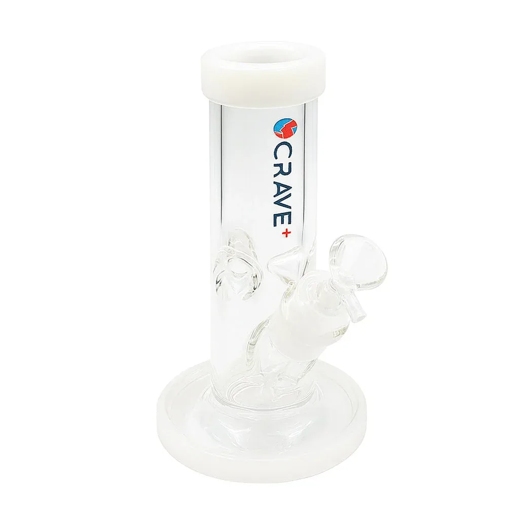 Crave Straight Tube Glass Bong