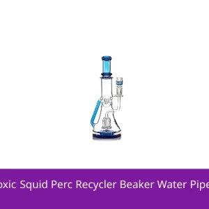 MKGlass TX40 Toxic Squid Perc Recycler Beaker Water Pipe