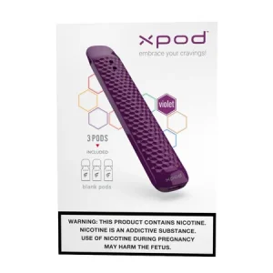 XPOD Violet Rechargeable Vape POD | Slim and Elegant POD device