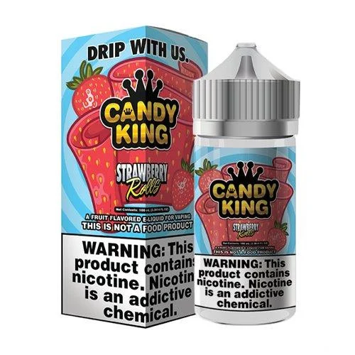 Strawberry Rolls E-Liquid 100ml | Candy King