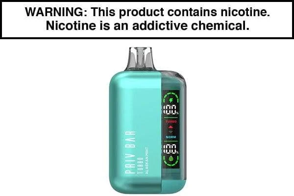 PRIV BAR TURBO DISPOSABLE VAPE – 15,000 PUFFS - Image 2