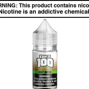 MINT BACCO BY KEEP IT 100 SALT 30ML