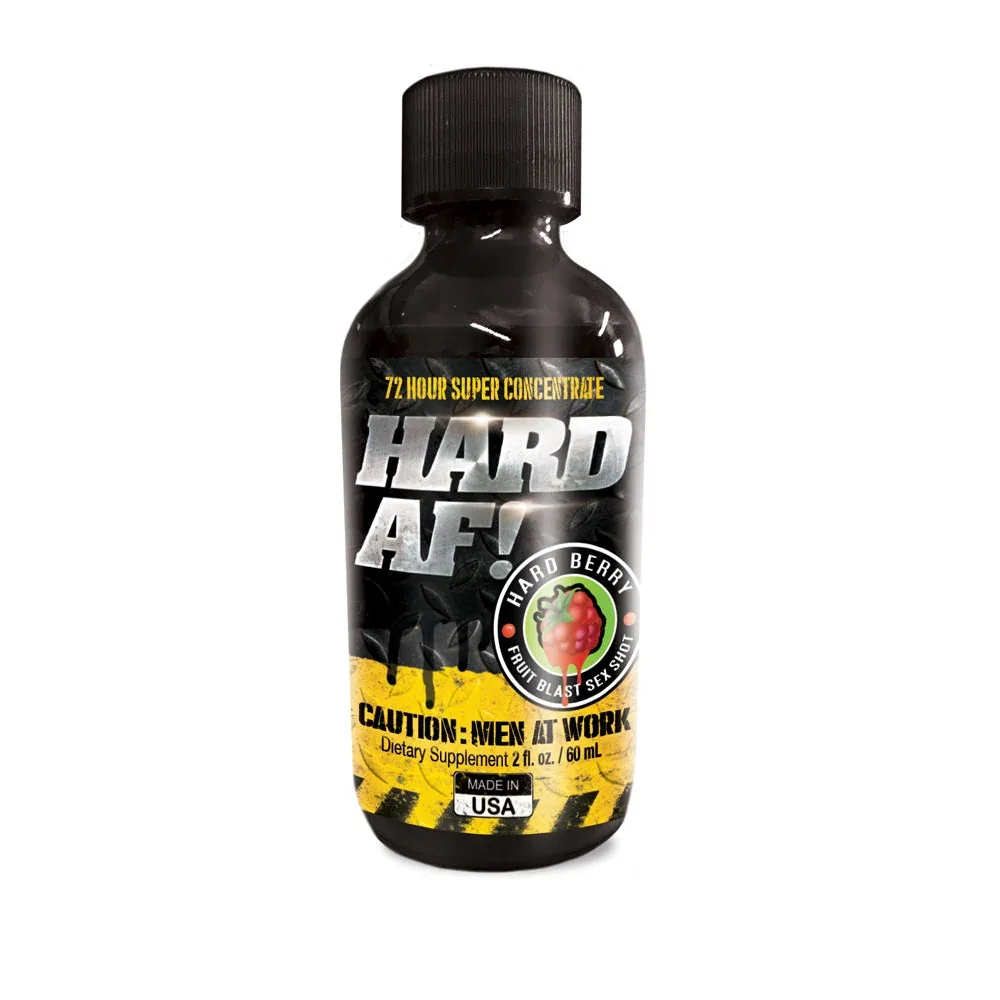 Hard AF Male Enhancement Shot 2 oz. 12-Piece - Image 2