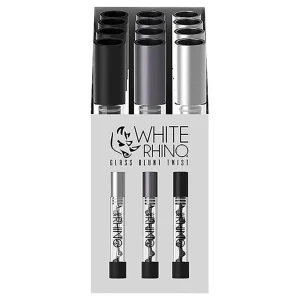 White Rhino Glass Blunt - 3.75" / Assorted Colors 12ct