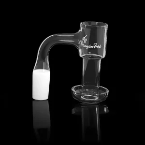 Honeysuckle Bevel Quartz Banger - 90° Degree | BL