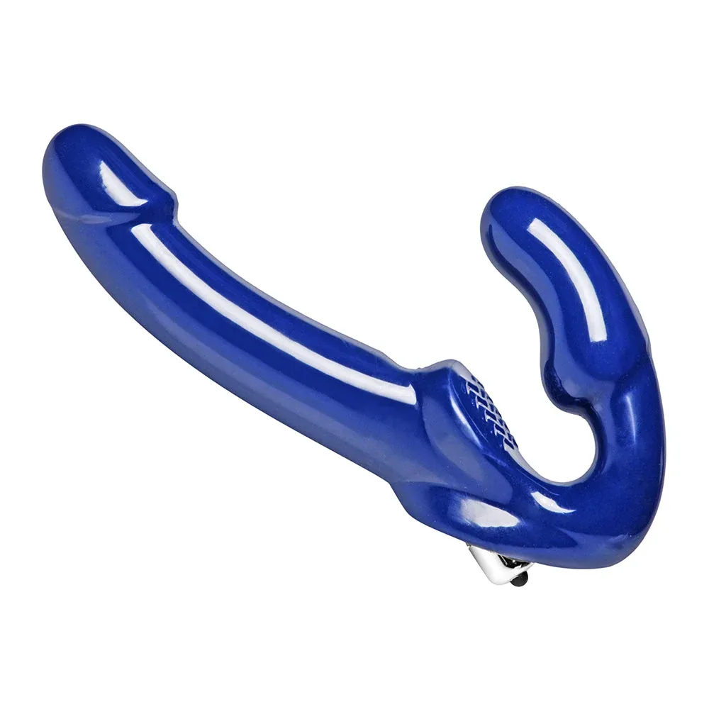 Strap U Revolver II Strapless Strap On Dildo (Blue) - Image 2