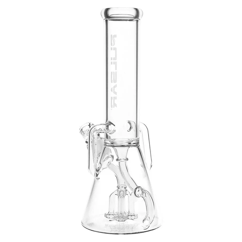 Pulsar Quad-Arm Mini Perc Recycler Beaker Water Pipe - 12" - Image 2