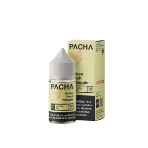 Salts Golden Peach Pineapple Synthetic Nicotine E-Juice 30ml | Pacha