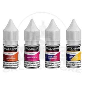 Kingston PodBar Salts Nic 10ml E-Liquid | 10mg and 20mg