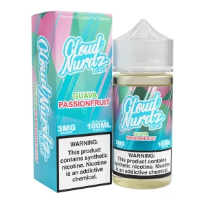 Iced Guava Passion Synthetic Nicotine 100ml E-Juice | Cloud Nurdz