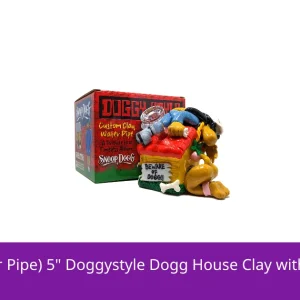 Dogg Lbs (Water Pipe) 5" Doggystyle Dogg House Clay with 14M Banger