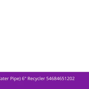Non branded (Water Pipe) 6" Recycler 54684651202