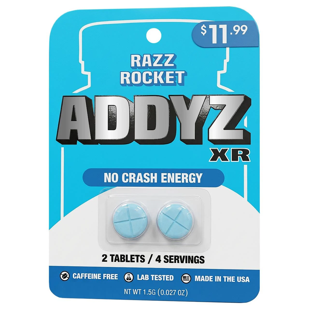 ADDYZ XR No Crash Energy Tablets | 2COUNT