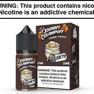 CARAMEL TOBACCO BY JOHNNY CREAMPUFF SALTS 30ML