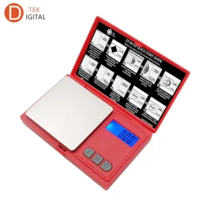 D-TEK DIGITAL SCALE - Red