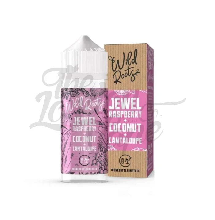 Jewel Raspberry, Coconut & Cantaloupe Shortfill E-liquid by Wild Roots 100ml - Image 2