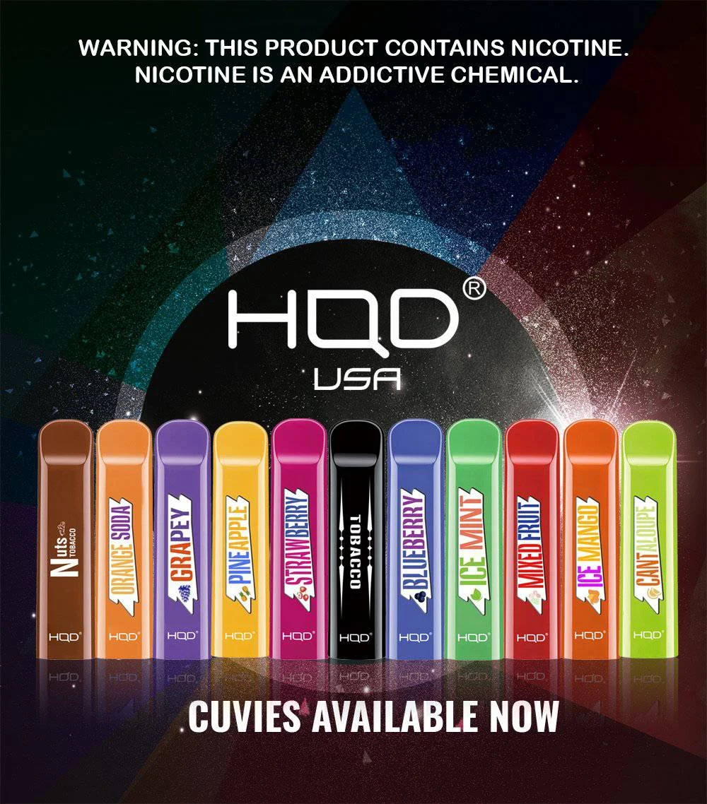 HQD Cuvie Disposable Vape Device - 9PCS - Image 2