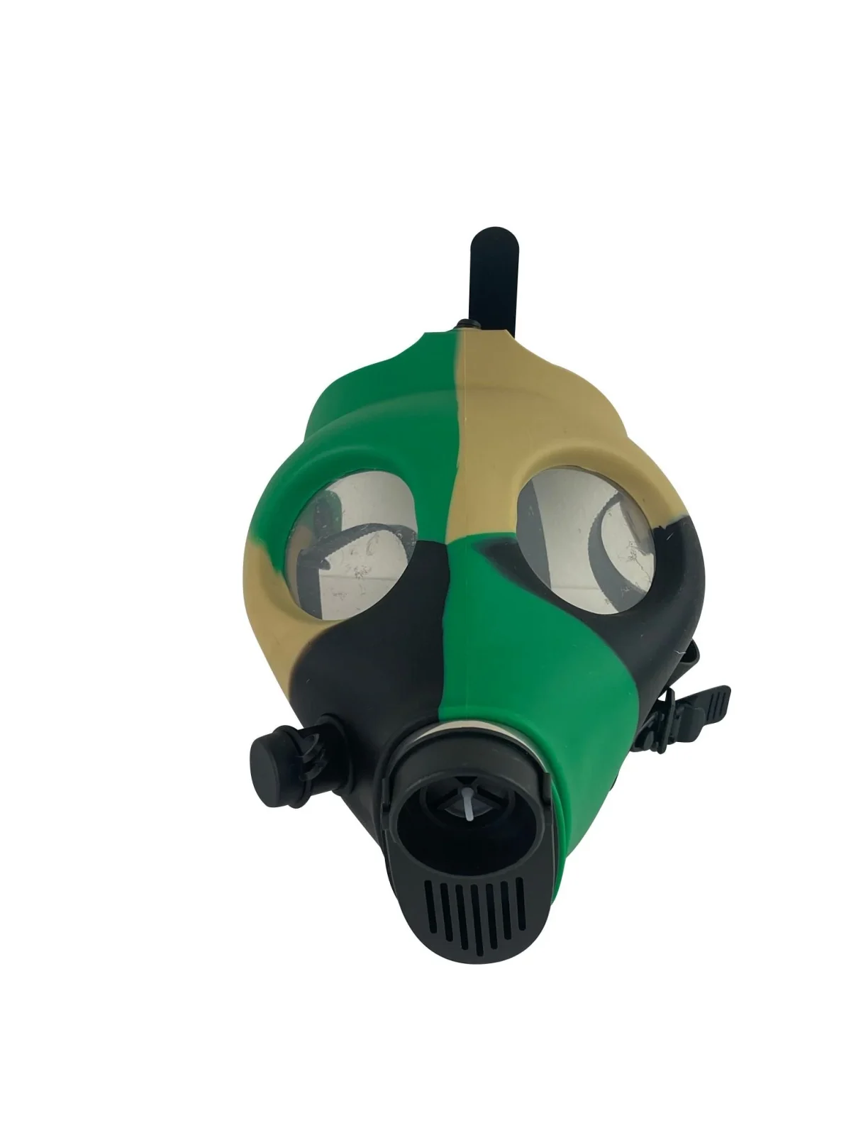 Multi-Colored Silicone Skull Gas Mask Bong - Image 2