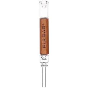 Pulsar Quartz & Rosewood Deco Dab Straw - 5.75"