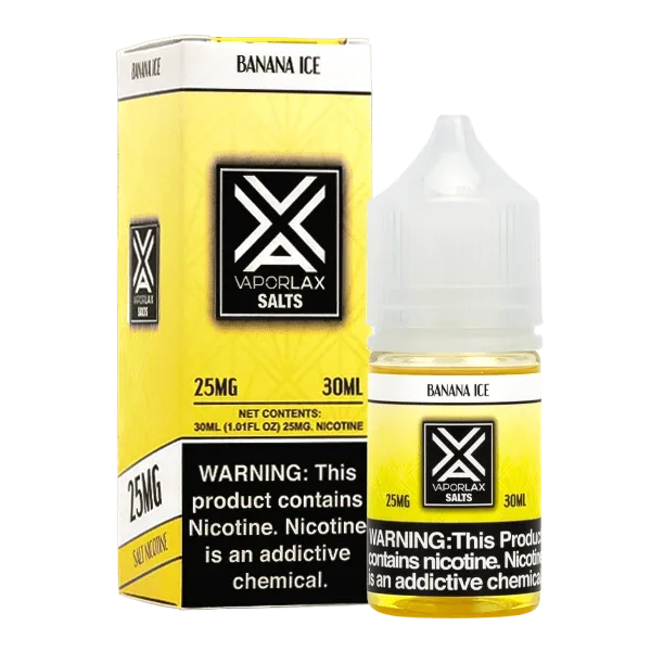 Vaporlax Salts - Banana Ice 30ml