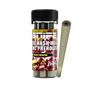 Snipe THCP Hash Hole Prerolls Jar 1.5G | Pack of 10