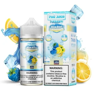 Pod Juice Blue Razz Lemonade Freeze E
