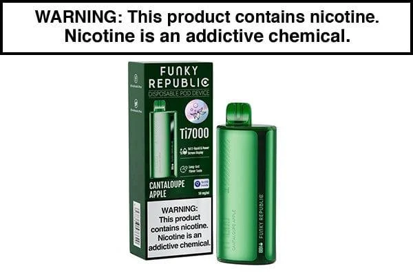 Funky Lands Ti7000 Disposable Vapes 12.8ML 7000 Puffs - Image 2