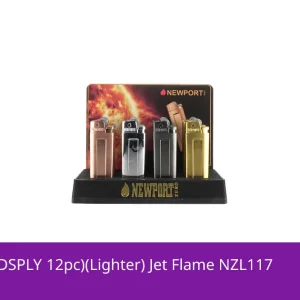 Newport ZERO (DSPLY 12pc)(Lighter) Jet Flame NZL117