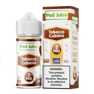 Tobacco Cubano Tobacco Free Nicotine 100ML E-Juice | Pod Juice