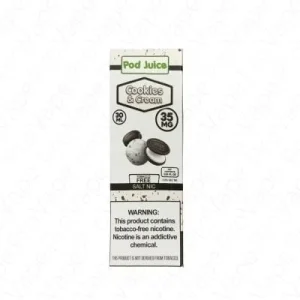 Pod Juice Cookies n Cream TF 30ml Nic Salt Vape Juice - 55mg (Synthetic Nicotine)