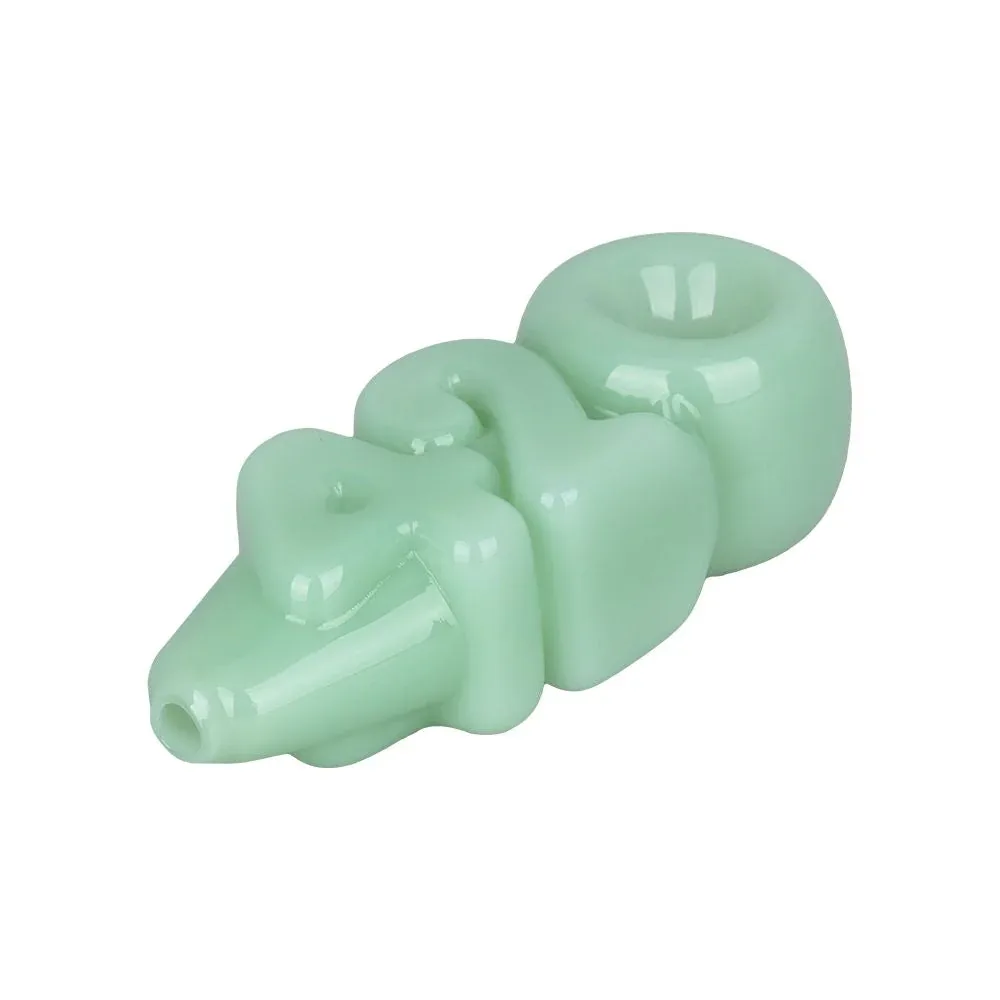 Glass 420 Hand Pipe - 4.25" / Colors Vary - Image 2