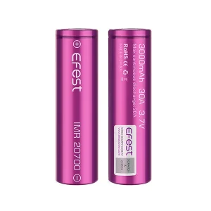 Efest 3000mAh 30A IMR 20700 Battery (Pack of 2)
