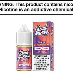 GRAPE STRAWBERRY BY CLOUD NURDZ SALT 30ML