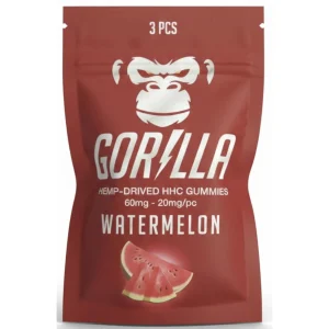 Gorilla HHC Gummies 60MG | Pack of 3 - Buy 1 Get 1 Free