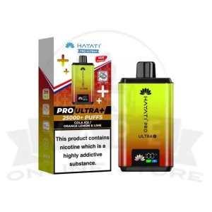 Cola Ice / Orange Lemon and Lime Hayati Pro Ultra Plus 25000