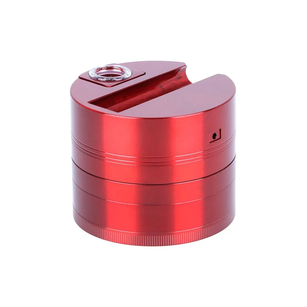 Aluminum Grinder w/ Embedded Pipe - 5pc / 2.75" / 6c6 - Image 2