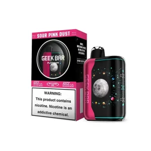 Geek Bar Pulse X 25000 Platinum Edition Disposable Vape (5%, 25000 Puffs) - Platinum Edition Sour Pink Dust
